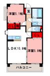 露切ハイツの間取り画像