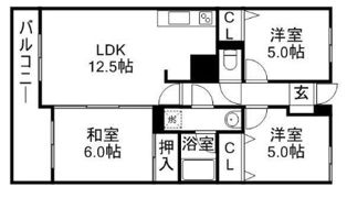 ロワールマンション和白Vの間取り画像