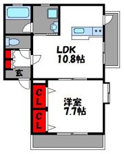 ヴェチヒルズ千早の間取り画像