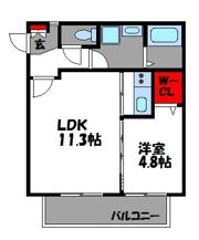 ステラ箱崎611の間取り画像