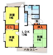 プロシード二日市南の間取り画像