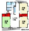 プロシード二日市南の間取り画像