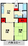 セジュール星ヶ丘の間取り画像