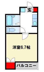 ウイングス学園通りN館の間取り画像