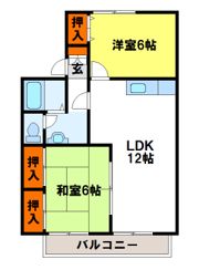 セジュールエストワールの間取り画像
