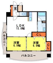 ホープ花屋敷の間取り画像