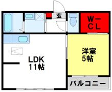 メゾンひばりヶ丘の間取り画像