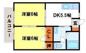 ルミエールハイツの間取り画像