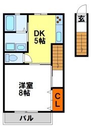 セレナーデKenIIの間取り画像