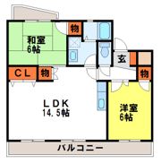 サンシティ都府楼の間取り画像