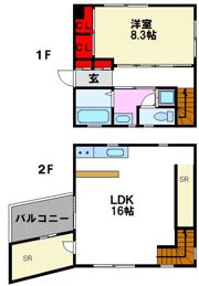 Mabrukれんがやの間取り画像