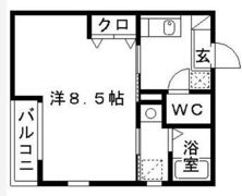 サンヴァイオレットII番館の間取り画像