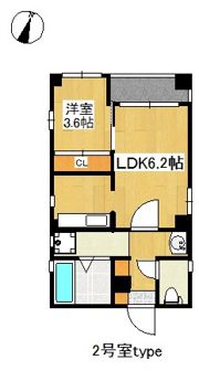 センタランド別府の間取り画像