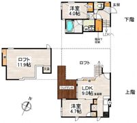 CB和白オーシャンフォルムの間取り画像
