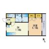 ヴァンベール西長住の間取り画像