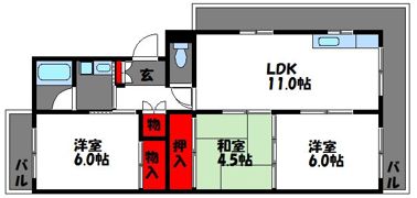 アーバン本郷の間取り画像