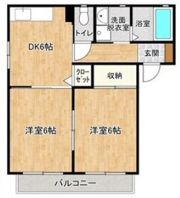 グランシード三苫Cの間取り画像