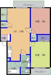ドミールハイツの間取り画像