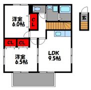 プロスペール千早の間取り画像