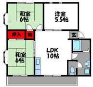 ハイツ小田の間取り画像