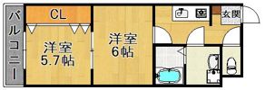 ヴィルシーナ花畑の間取り画像