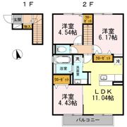 ディアグレイスの間取り画像