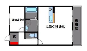 グラシア香椎の間取り画像