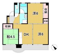 ビレッジハウス南高野2号棟の間取り画像