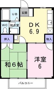 プライムハイツIIの間取り画像