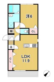プラザマンションの間取り画像