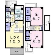 プラティークAの間取り画像