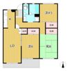 Kマンションの間取り画像