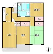 Kマンションの間取り画像