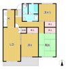 Kマンションの間取り画像