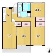 Kマンションの間取り画像
