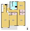 Kマンションの間取り画像