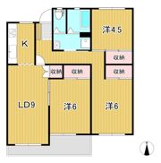 Kマンションの間取り画像