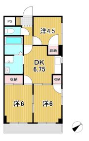 TAGAコーポラスの間取り画像