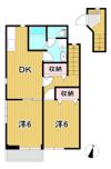 アヴニールBの間取り画像