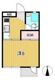あんずマンションの間取り画像