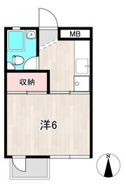 あんずマンションの間取り画像