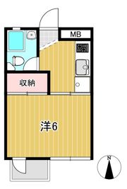 あんずマンションの間取り画像