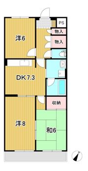 ヴァンヴェールKの間取り画像