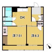 ヴィラハイツの間取り画像