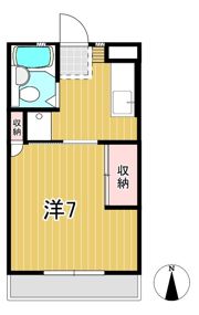 ヴィラ山茶花の間取り画像