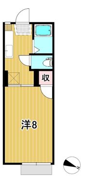 ポートピアIIの間取り画像