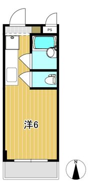 エジリスカイコートの間取り画像