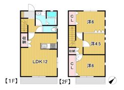 メゾネット助川Iの間取り画像