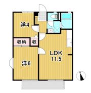 オークハイツの間取り画像