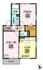 オーベンロープBの間取り画像